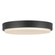 Bailey 11-in Black Dimmable LED Outdoor Ceiling Flush Mount (461|EC47411-BK-5CCT)