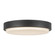 Bailey 9-in Black Dimmable LED Outdoor Ceiling Flush Mount (461|EC47409-BK-5CCT)