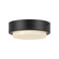 Bailey 5-in Black dimmable Dimmable LED Outdoor Ceiling Flush Mount (461|EC47405-BK-5CCT)