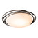 Nova Small LED Flush Mount (65|122111-LED-10-GG0097)