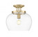 1 Light Semi Flush Mount (276|473SF13-BBR)