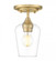 1 Light Flush Mount (276|473F1-BBR)