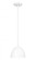 1 Light Pendant (276|4501P8-MW)