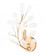 1 Light Wall Sconce (276|353-1S-MGLD)