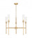 5 Light Chandelier (276|3047-5MGLD)