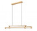 1 Light Linear Chandelier (276|1959-54L-MGLD-LED)