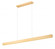 1 Light Linear Chandelier (276|1016-72L-GLD-LED)