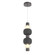 Torno Mandrel Double Pendant (1289|LAB0106-02-GP-A-C01-L3-CB2)