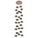 Torno 5PC Stack Multi-Pendant (1289|CHB0106-S5-NB-00-CA1-L3-CB2)