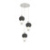 Torno Mandrel 3PC Multi-Pendant (1289|CHB0106-D3-WI-C-C01-L1-CB2)