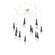 Hailstone Round 12pc Swag Multi-Pendant (1289|SCB0104-12-WI-C-C01-L1-CB2)