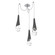 Hailstone Round 3pc Swag Multi-Pendant (1289|SCB0104-03-CS-C-C01-L3-CB2)