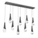 Hailstone Linear 9pc Multi-Pendant (1289|PLB0104-09-GP-C-C01-L1-CB2)