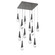 Hailstone Square 12pc Multi-Pendant (1289|CHB0104-12-GP-C-C01-L1-CB2)