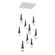 Hailstone Square 9pc Multi-Pendant (1289|CHB0104-09-WI-C-C01-L1-CB2)