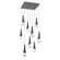 Hailstone Square 9pc Multi-Pendant (1289|CHB0104-09-GP-C-C01-L3-CB2)