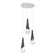 Hailstone Round 3pc Multi-Pendant (1289|CHB0104-03-WI-C-C01-L1-CB2)