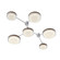Iris 6-Piece Hub&Spoke Linear (1289|SMB0103-HL-CS-GL-L3-L01)