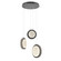 Iris 3-Piece Multi-pendant (1289|CHB0103-03-MB-GL-CA1-L3-W03)