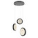 Iris 3-Piece Multi-pendant (1289|CHB0103-03-MB-GL-CA1-L3-W02)