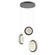 Iris 3-Piece Multi-pendant (1289|CHB0103-03-MB-GL-CA1-L1-WI)