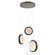 Iris 3-Piece Multi-pendant (1289|CHB0103-03-FB-GL-CA1-L1-MB)