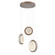 Iris 3-Piece Multi-pendant (1289|CHB0103-03-BB-GL-CA1-L3-WI)