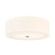 Classic 24'' 5-Light Acrylic Flush-Mount (254|ACR-9732-OPAL-BRSS)