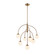 Noho 25'' 7-Downlight Chandelier (254|FSN-9013-ETCH-BRSS)