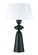 Misha 1 Light Table Lamp in Flat Black (20|87028FB-T)
