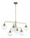 Reflection 6 Light Chandelier in Craftmade Premium Bronze (20|61226-CPZ)