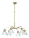 Pleated 6 Light Chandelier in Premium Bronze (20|61126-CPZ)