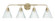 Pleated 4 Light Vanity in Premium Bronze (20|61104-CPZ)