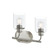 Reines Two-Light Bath Vanity with Clear Glass Shades (149|P300566-009)
