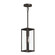 Ryle One-Light Outdoor Pendant Light with Clear Glass Panels (149|P550146-020)