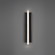 RAPPER 24IN SCONCE 3000K (3612|WS242624-BK)