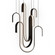 SEAHORSE 40IN VERTICAL PENDANT 3000K (3612|PD216640-BK)