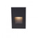 LED STEP LGT 120V VERT SCOOP 3000K (16|WL-LED200-30-BK)