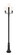 4 Light Outdoor Post Mount Fixture (276|597PHB-4-518P-BK)