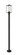 1 Light Outdoor Post Mounted Fixture (276|594PHMR-567P-BK)