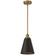 1 Light Pendant (7|63098-ABB/BLK)