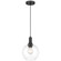 1 Light Pendant (7|63090-MBL/CLR)