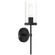 1 Light Wall Sconce (7|62308-MBL/CLR)
