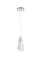 Amora 5 inch Crystal Pendant in Chrome (758|1013D5C-02CR)