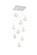 Avery 20 inch Square Alabaster Pendant in Chrome (758|1012S20C-11ST)