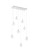 Avery 36 inch Rectangle Crystal Pendant in Chrome (758|1012D36C-01CR)