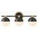 Medium Three Light Vanity (87|54563LCB-BK)
