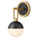 Medium Single Light Sconce (87|54560LCB-BK)