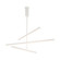 Vega 56-in White Dimmable LED Chandelier (461|CH10356-WH-UNV)