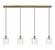 Cobbleskill - 4 Light - 49 inch - Brushed Brass - Linear Pendant (3442|124B-4P-BB-G1113)